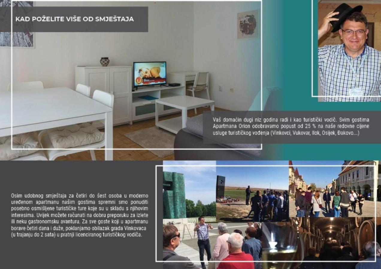 Apartmani Orion - Kasiopeja Вінковці Екстер'єр фото